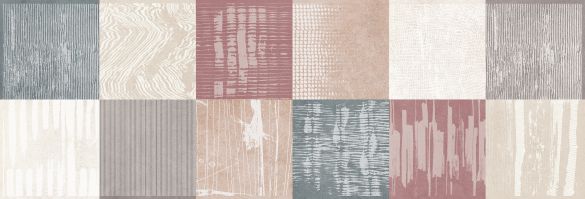 DECOR DAYAK (Mix 6 piezas) 30x90 Настенная плитка Матовая