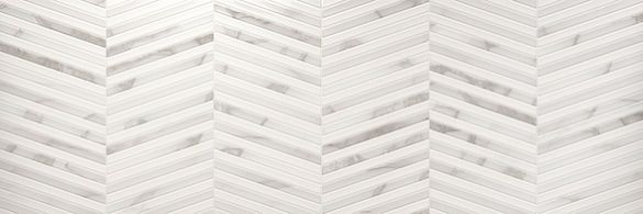 GRAZ NEWBURY WHITE SLIM 30X90 Настенная плитка Глянцевая